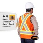 Hi-Vis Flame Resistant Safety Vest - Orange
