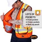 Hi-Vis Flame Resistant Safety Vest - Orange