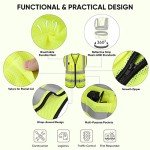 High Visibility Reflective Safety Vest for Everyone