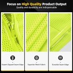 High Visibility Safety Vest with 10 Pockets