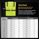 High Visibility Safety Vest with 10 Pockets