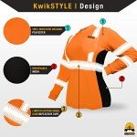 Vixen Women's Long Sleeve Hi-Vis Safety Shirt