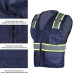 High Visibility Reflective Safety Vest for Men
