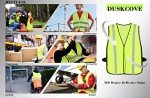10 Pack Hi-Vis Reflective Safety Vests – Adult