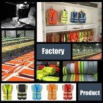 High Visibility Reflective Safety Vest with 5 Pockets