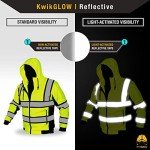 SAGE Class 3 Safety Jacket - Yellow Fleece Hoodie