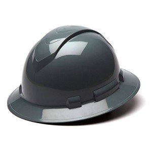Pyramex Ridgeline Slate Gray Full Brim Hard Hat