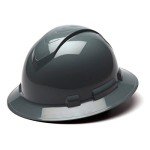 Pyramex Ridgeline Slate Gray Full Brim Hard Hat