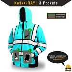 SAGE Class 3 Safety Jacket - Yellow Fleece Hoodie