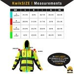 SAGE Class 3 Safety Jacket - Yellow Fleece Hoodie