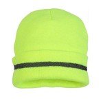 Hi-Vis Lime Bomber II Jacket & Beanie Set