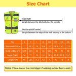 High Visibility Reflective Safety Vest with Pockets