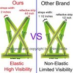 High Visibility Reflective Safety Vest - Adjustable 3XL-5XL