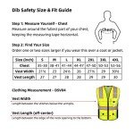 High-Visibility Reflective Safety Vest with Pockets