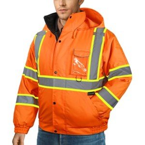 Hi Vis Waterproof Safety Bomber Jacket for All