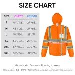 High Visibility Reflective Safety Hoodie – 3XL