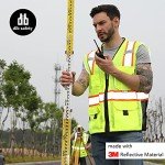 High-Visibility Reflective Safety Vest with Pockets