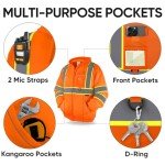 High Visibility Reflective Safety Hoodie – 3XL