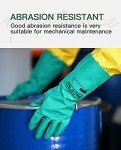 Nitrile Chemical Resistant Gloves - 2 Pairs, Large
