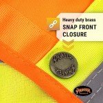 Orange Hi-Vis Multi-Pocket Surveyor Safety Vest