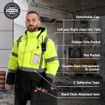 High Visibility Waterproof Reflective Safety Jacket