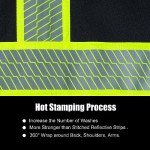 Hi-Vis Reflective Hoodie for Men - Class 3 Safety