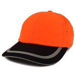 High Visibility Reflective Safety Baseball Cap - Orange
