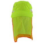 High Visibility Safety Cap with Reflective Flap