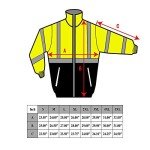 Hi-Viz ANSI Class 3 Waterproof Bomber Jacket XL