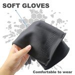 Heavy-Duty Chemical-Resistant Latex Gloves, Large