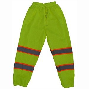 Lime Mesh Traffic Safety Pants, Large/X-Large