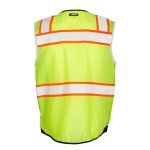 High Visibility Reflective Black Bottom Safety Vest 3X