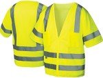 Pyramex Hi-Vis Lime Class 3 Safety Vest