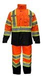 Hi-Viz Class 3 Rain Suit Jacket & Pants 2XL