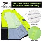 High Visibility Rain Suit for Men - Yellow/Lime