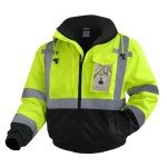 Hi-Vis Reflective Rain Jacket for Men & Women