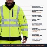 HiVis Extreme Softshell Jacket - Class 3, Lime