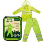 Hi-Vis Waterproof Rain Suit for Outdoor Safety