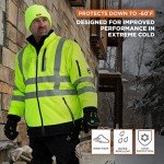 HiVis Extreme Softshell Jacket - Class 3, Lime