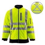 HiVis Extreme Softshell Jacket - Class 3, Lime