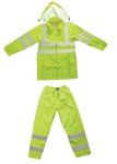 Hi-Vis Waterproof Rain Suit for Outdoor Safety