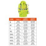 High-Visibility Reflective Rain Jacket, XX-Large