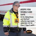 Hi-Vis Waterproof 2-in-1 Safety Jacket & Bib