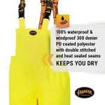 Hi-Vis Waterproof 2-in-1 Safety Jacket & Bib