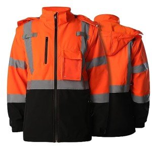 Reflective Waterproof Safety Jacket for Men and Women