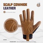 Handlandy Touch Screen Leather Work Gloves for All