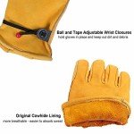 Durable Leather Work Gloves for Men and Women