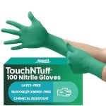 Ansell TouchNTuff Nitrile Gloves - Chemical Resistant 100 Pack