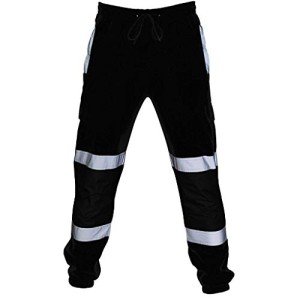 Men's Reflective Safety Pants with Pockets