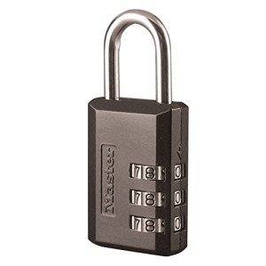 Master Lock Black 3-Digit Combination Padlock